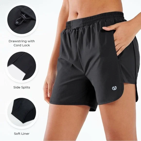 NWT AllZero Black Quick Drying Shorts - Picture 4 of 5